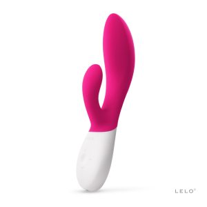 LELO - Vibrador de conejo Ina Wave 2 - Cereza