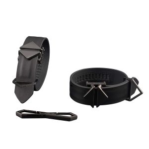 LOCKINK - Conjunto de Esposas para Tobillos y Muñecas - negro