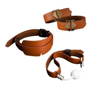 LOCKINK - Set de Bondage y Restricción - marrón