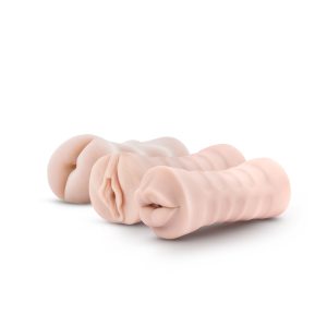 M for Men - Kit de 3 stroker vibradores autolubricados