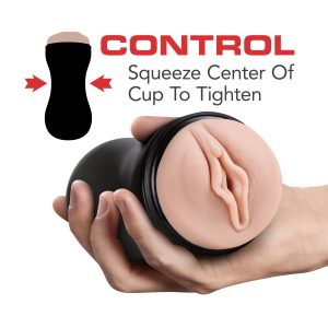 M for Men - Soft and Wet - Vagina con crestas y protuberancias estimulantes - Autolubricante