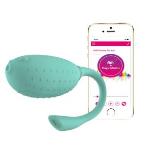 Magic Motion - Huevo vibrador inteligente Fugu - Verde