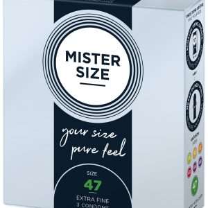 MISTER.SIZE Preservativos de 47 mm 3 unidades