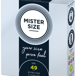 MISTER.SIZE Preservativos de 49 mm 3 unidades