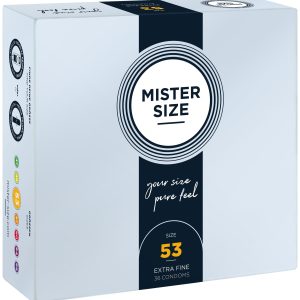 MISTER.SIZE Preservativos de 53 mm 36 unidades