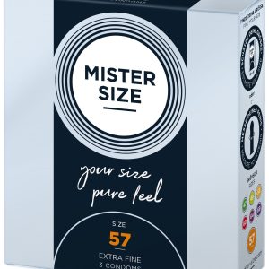 MISTER.SIZE Preservativos de 57 mm 3 unidades