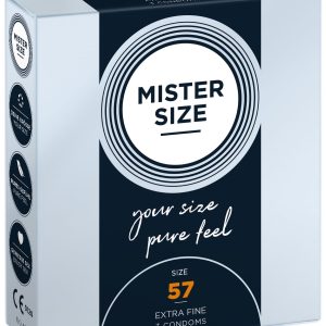 MISTER.SIZE Preservativos de 57 mm 3 unidades