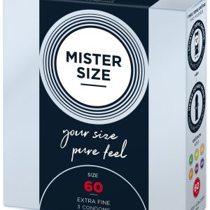 MISTER.SIZE Preservativos de 60 mm 3 unidades