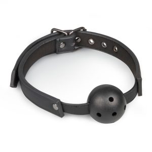 Mordaza con bola de PVC - Negra