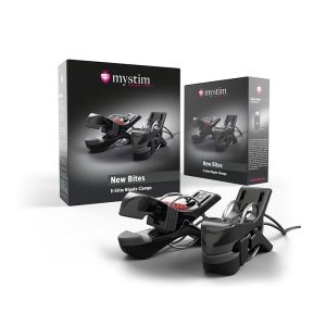 Mystim - Pinzas para pezones Barry Bite - Negro