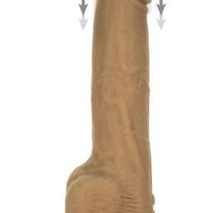 Naked Addiction - Dildo de empuje realista con mando a distancia - 23 cm