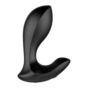 Nexus - Duo Butt Plug para Principiantes con Control Remoto Mediano - Negro