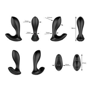 Nexus - Duo Butt Plug Pequeño - Negro