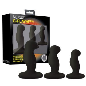 Nexus - Pack de Vibrador Unisex G-Play Trio Plus - S/M/L