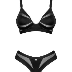 Obsessive - Conjunto de dos piezas Chic Amoria - Negro
