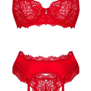 Obsessive - Conjunto de tres piezas Amor Cherris - Rojo