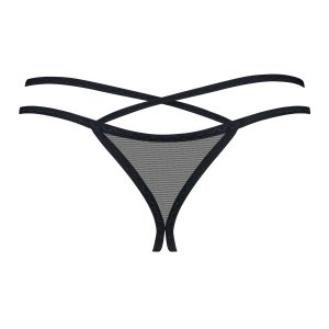 Obsessive - Vila Blanes Tanga Abierta - Negro