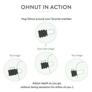 Ohnut - Anillos Suaves Amortiguadores Anchos - 4 Piezas