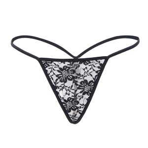 Pack de 2 tangas de encaje - Negro