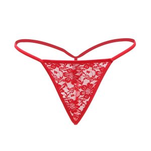 Pack de 2 tangas de encaje - Rojo