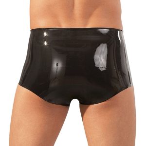 Pantalones de látex para hombres negros