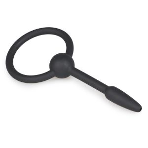 Pequeño enchufe de silicón para el pene con anillo de tirón