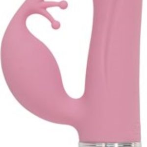 Pillow Talk - Vibrador de punto G y Kinky Rabbit - Rosa