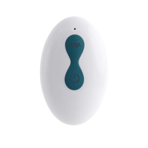 Playboy - Enchufe Anal Teaser de Cola Giratoria - Azul turquesa