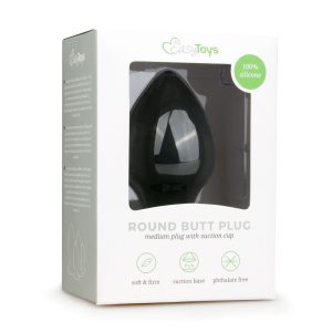 Plug anal de silicona suave, mediano