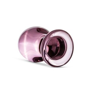Plug anal de vidrio No.27 - Rosa