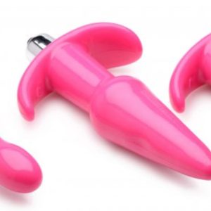 Plug anal Thrill Trio, conjunto de 3 - Rosa