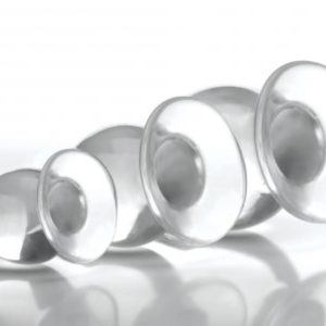 Plug anal Triple Cones, conjunto de 3 - Transparente
