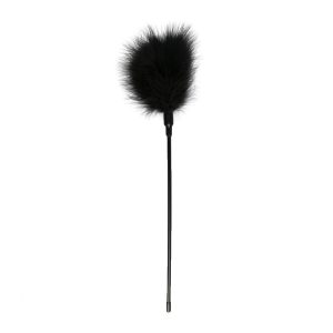 Pluma estimuladora negra - Larga
