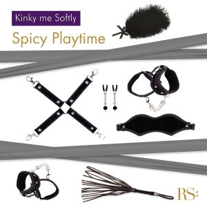 RS - Soiree - Kit de sado Kinky Me Softly - Negro