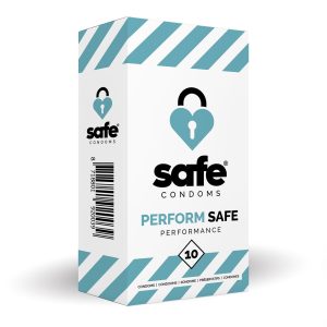 SAFE - Preservativos retardantes - Performance - 10 unidades