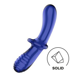 Satisfyer Double Crystal - Azul Claro