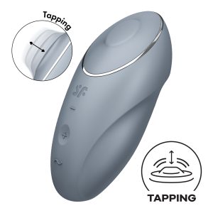 Satisfyer Tap & Climax 1 - Azul/Gris