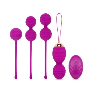 Set de bolas de Kegel con control remoto - Morado