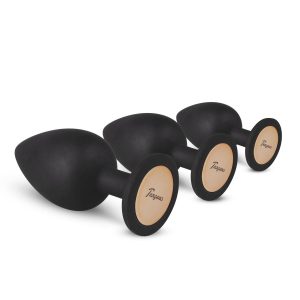 Set de plug anales negro - EasyToys Anal Collection