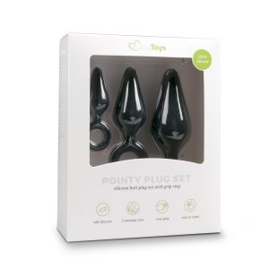 Set de plug anales negro - EasyToys Anal Collection