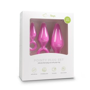 Set de plug anales rosa - EasyToys Anal Collection
