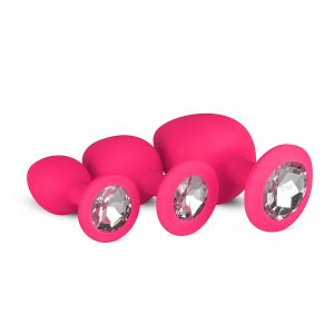 Set de Plugs Anales rosa - EasyToys Anal Collection