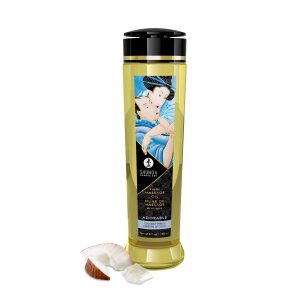 Shunga - Aceite para masajes adorable de emociones de coco - 240 ml