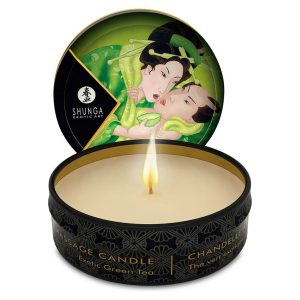 Shunga - Vela para masajes Zenitude/Te verde exótico - 30 ml