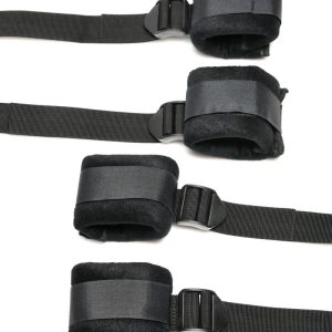 Sistema de Cama para Parejas - Negro