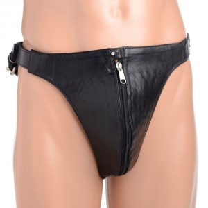 Strict Leather - Cinturón de castidad de cuero con púas