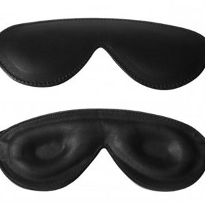 Strict Leather- Máscara de ojos bondage acolchada de cuero