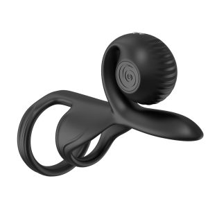 SVibe - Snail JOVI Anillo para Parejas - Negro