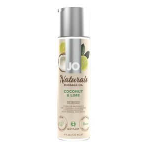 System JO - Aceite de masaje de coco y lima Naturals - 120 ml