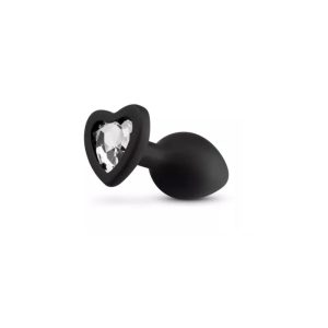 Tapón Anal con Diamante - Negro